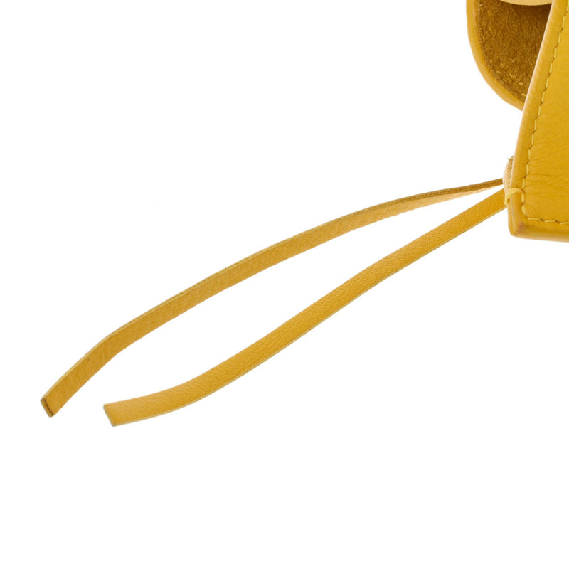 BALENCIAGA Balenciaga Paper A6 2WAY Bag Yellow 370926 Ladies Calf Handbag AB Rank Used Ginzo