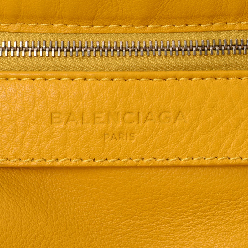 BALENCIAGA Balenciaga Paper A6 2WAY Bag Yellow 370926 Ladies Calf Handbag AB Rank Used Ginzo