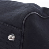 Christian DIOR Christian Dior Black Silver Bracket Ladies Canvas Boston Bag AB Rank used Ginzo