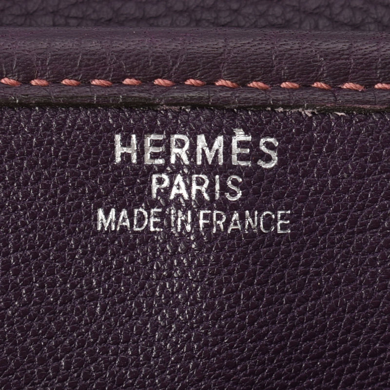 HERMES Hermes Christine Too Leg Lezan Black Bracket □ F engraved (around 2002) Ladies Toryon Remance Shoulder Bag AB Rank Used Ginzo