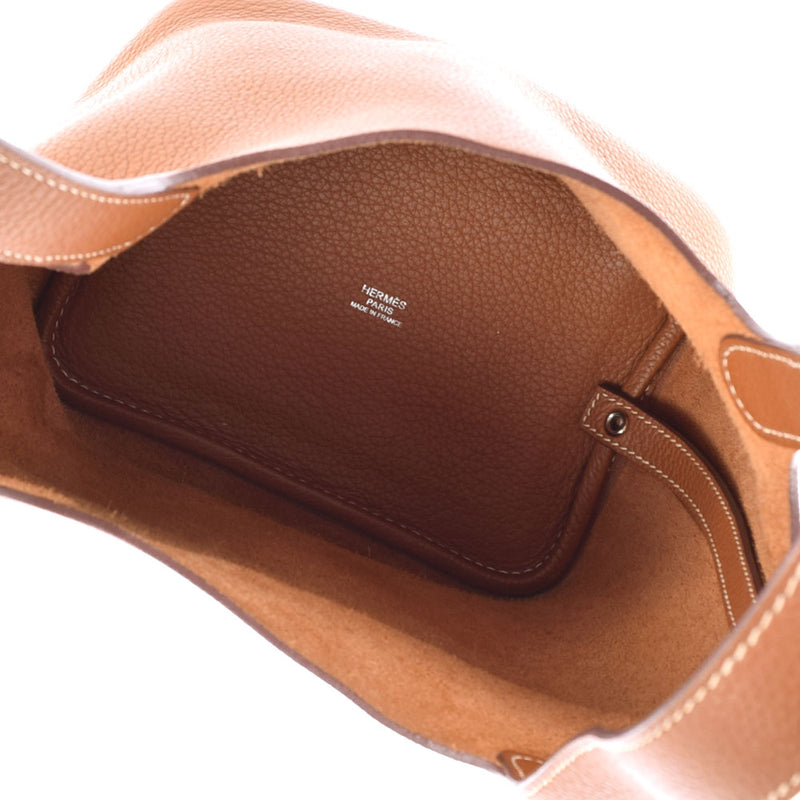 HERMES Hermes Picotan Lock PM Gold Silver Bracket □ M engraved (around 2009) Ladies Toryon Lemance Handbag A Rank used Ginzo