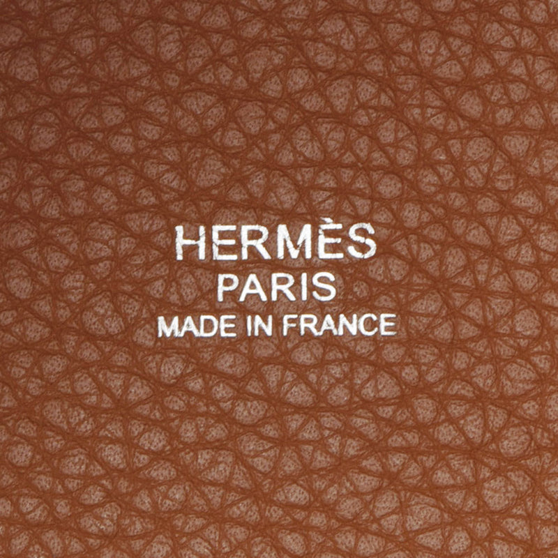 HERMES Hermes Picotan Lock PM Gold Silver Bracket □ M engraved (around 2009) Ladies Toryon Lemance Handbag A Rank used Ginzo