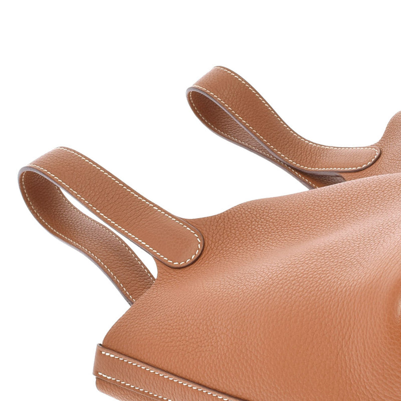 HERMES Hermes Picotan Lock PM Gold Silver Bracket □ M engraved (around 2009) Ladies Toryon Lemance Handbag A Rank used Ginzo