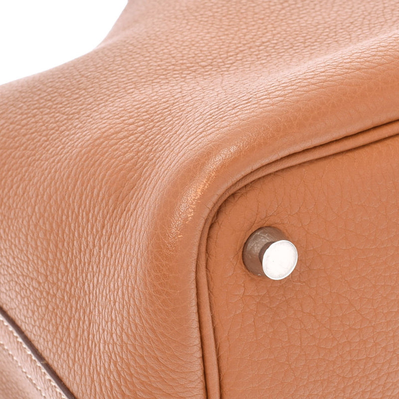 HERMES Hermes Picotan Lock PM Gold Silver Bracket □ M engraved (around 2009) Ladies Toryon Lemance Handbag A Rank used Ginzo