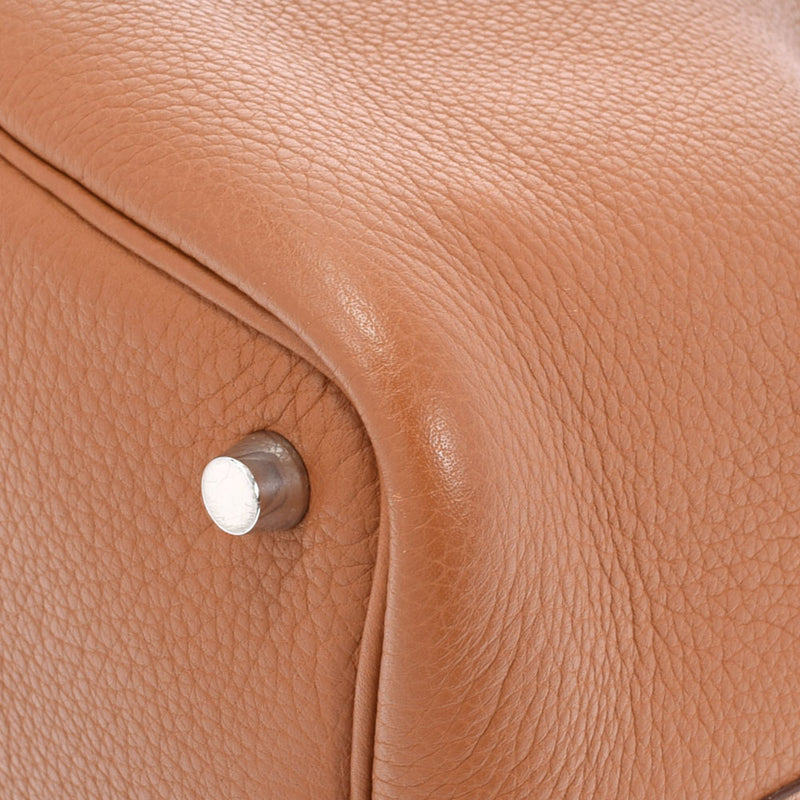 HERMES Hermes Picotan Lock PM Gold Silver Bracket □ M engraved (around 2009) Ladies Toryon Lemance Handbag A Rank used Ginzo