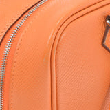 HERMES Hermes Mini Prum Orange Silver Bracket □ J engraved (around 2006) Ladies Vo Epson Handbag B Rank Used Ginzo