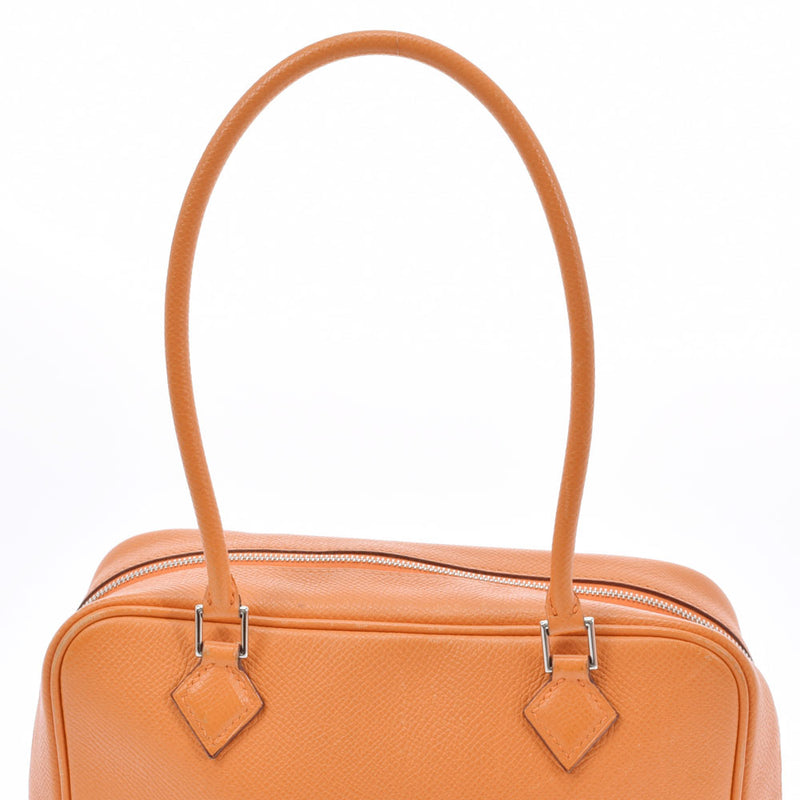 HERMES Hermes Mini Prum Orange Silver Bracket □ J engraved (around 2006) Ladies Vo Epson Handbag B Rank Used Ginzo