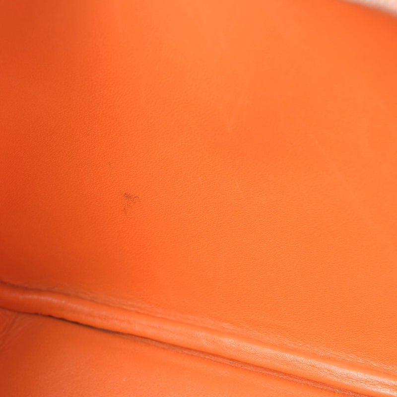 HERMES Hermes Mini Prum Orange Silver Bracket □ J engraved (around 2006) Ladies Vo Epson Handbag B Rank Used Ginzo