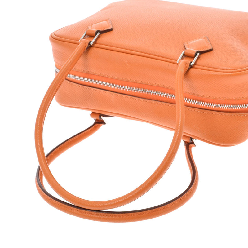 HERMES Hermes Mini Prum Orange Silver Bracket □ J engraved (around 2006) Ladies Vo Epson Handbag B Rank Used Ginzo