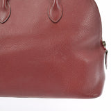 HERMES Hermes Boled Web Rouge Gold Gold Bracket □ E Engraved (around 2001) Ladies Togo Handbag B Rank used Ginzo