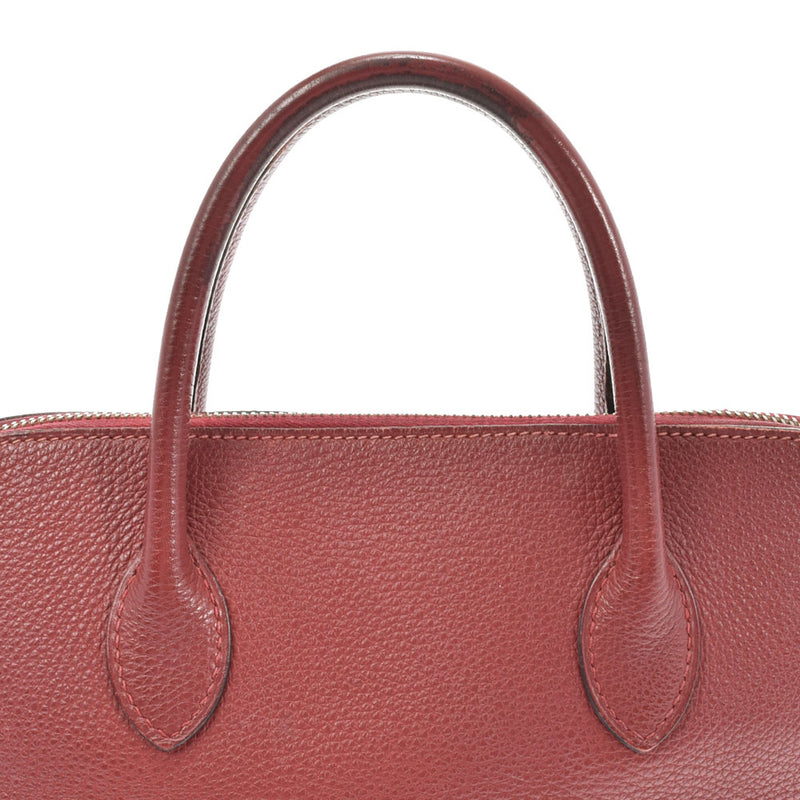 HERMES Hermes Boled Web Rouge Gold Gold Bracket □ E Engraved (around 2001) Ladies Togo Handbag B Rank used Ginzo