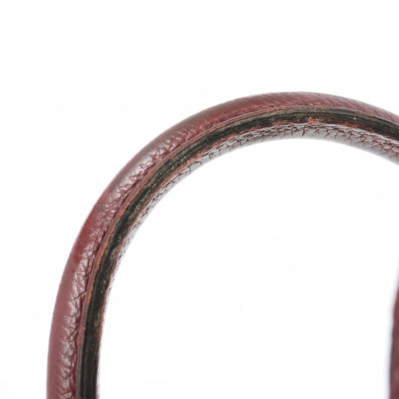 HERMES Hermes Boled Web Rouge Gold Gold Bracket □ E Engraved (around 2001) Ladies Togo Handbag B Rank used Ginzo