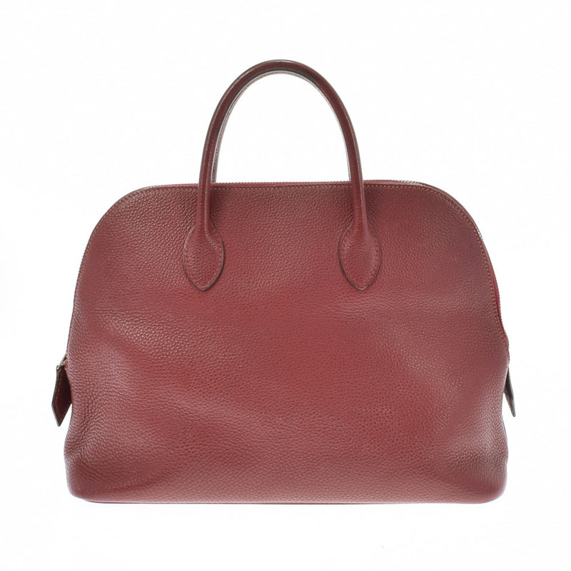 HERMES Hermes Boled Web Rouge Gold Gold Bracket □ E Engraved (around 2001) Ladies Togo Handbag B Rank used Ginzo