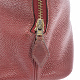 HERMES Hermes Boled Web Rouge Gold Gold Bracket □ E Engraved (around 2001) Ladies Togo Handbag B Rank used Ginzo