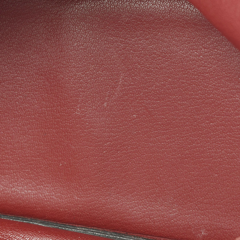 HERMES Hermes Boled Web Rouge Gold Gold Bracket □ E Engraved (around 2001) Ladies Togo Handbag B Rank used Ginzo