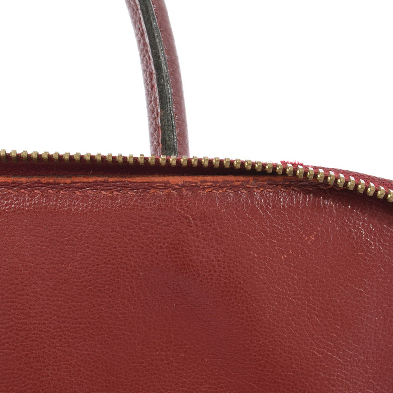 HERMES Hermes Boled Web Rouge Gold Gold Bracket □ E Engraved (around 2001) Ladies Togo Handbag B Rank used Ginzo