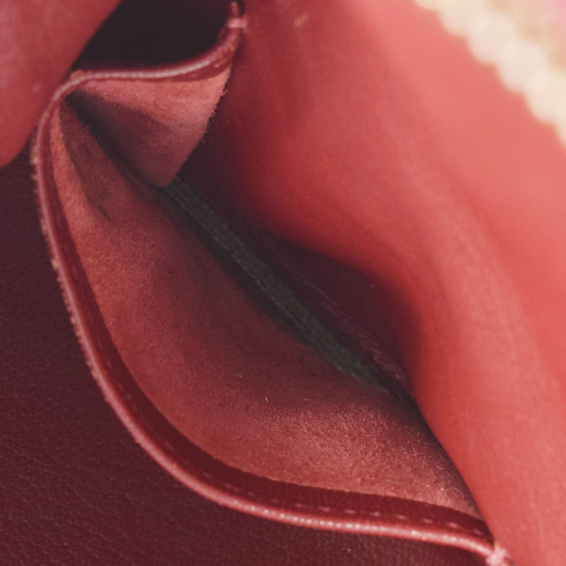 HERMES Hermes Boled Web Rouge Gold Gold Bracket □ E Engraved (around 2001) Ladies Togo Handbag B Rank used Ginzo