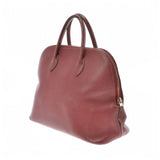 HERMES Hermes Boled Web Rouge Gold Gold Bracket □ E Engraved (around 2001) Ladies Togo Handbag B Rank used Ginzo