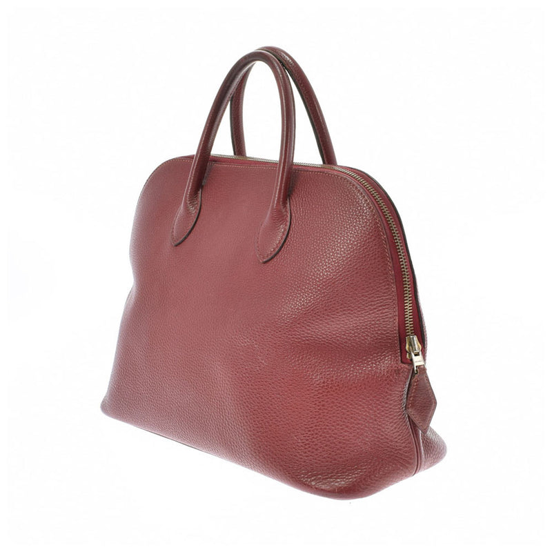 HERMES Hermes Boled Web Rouge Gold Gold Bracket □ E Engraved (around 2001) Ladies Togo Handbag B Rank used Ginzo