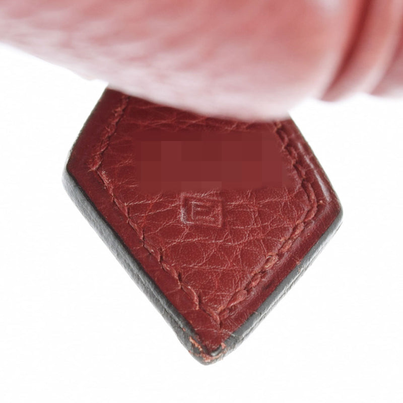 HERMES Hermes Boled Web Rouge Gold Gold Bracket □ E Engraved (around 2001) Ladies Togo Handbag B Rank used Ginzo