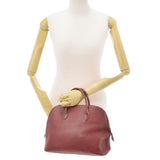 HERMES Hermes Boled Web Rouge Gold Gold Bracket □ E Engraved (around 2001) Ladies Togo Handbag B Rank used Ginzo