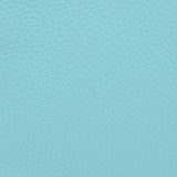 HERMES Hermes Birkin 35 Blue Ator Silver metal T -engraved (around 2015) Unisex Togo Handbag A Rank used Ginzo