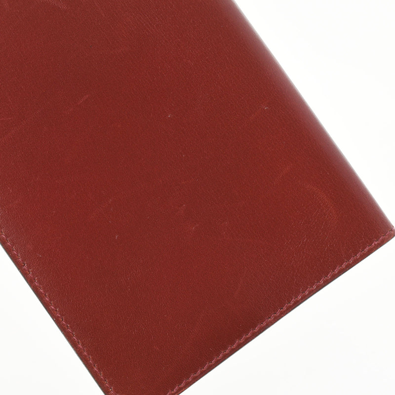 HERMES Hermes Agenda GM Rouge Ahhh □ A engraved (around 1997) Unisex box carf notebook cover A rank used Ginzo