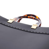 FENDI Fendi Sunshine Large Black Gold Bracket 8BH372 Ladies Curf Handbag Unused Ginzo