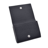 FENDI Fendi Mini Wallet Black 7m0280 Unisex Leather Triloster Unused Ginzo