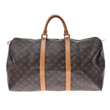 路易威顿路易·维顿（Louis Vuitton）路易威登（Louis Vuitton）会标kepol 50棕色M41426男女通用会标帆布波士顿袋B等级二手Ginzo