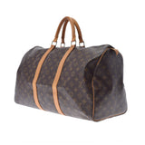 路易威顿路易·维顿（Louis Vuitton）路易威登（Louis Vuitton）会标kepol 50棕色M41426男女通用会标帆布波士顿袋B等级二手Ginzo