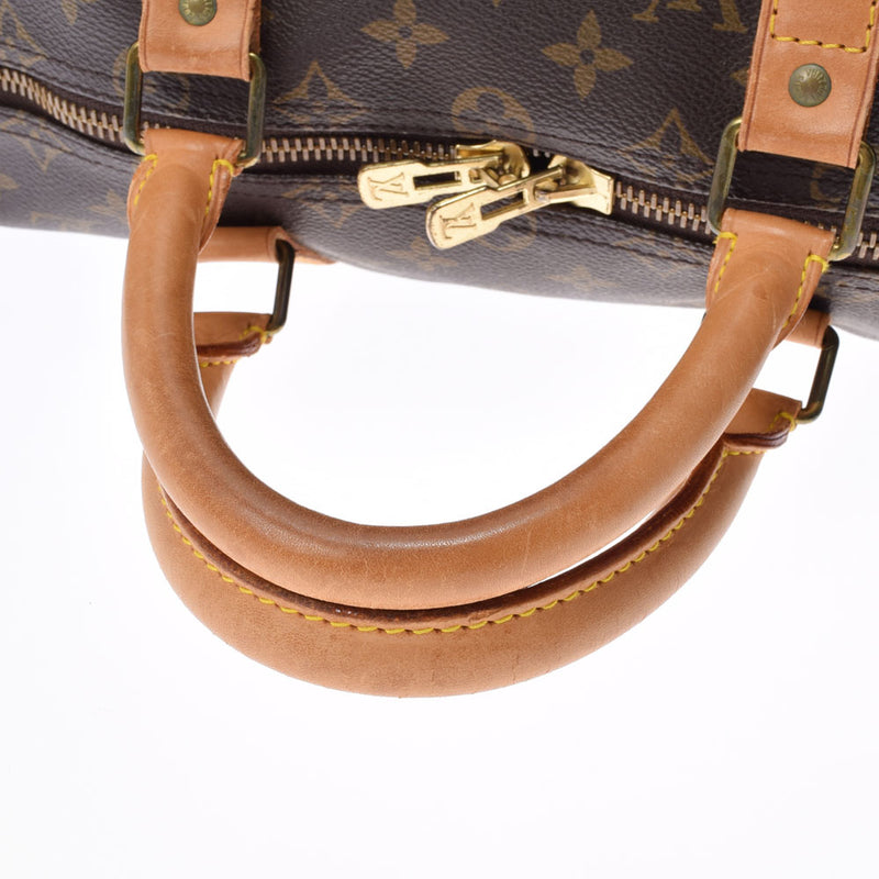 路易威顿路易·维顿（Louis Vuitton）路易威登（Louis Vuitton）会标kepol 50棕色M41426男女通用会标帆布波士顿袋B等级二手Ginzo