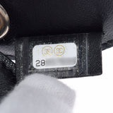 CHANEL Chanel Matrasse Name Tag Bag Charm Black Unisex Ram Skin Key Holder A Rank used Ginzo