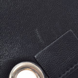 CHANEL Chanel Matrasse Name Tag Bag Charm Black Unisex Ram Skin Key Holder A Rank used Ginzo