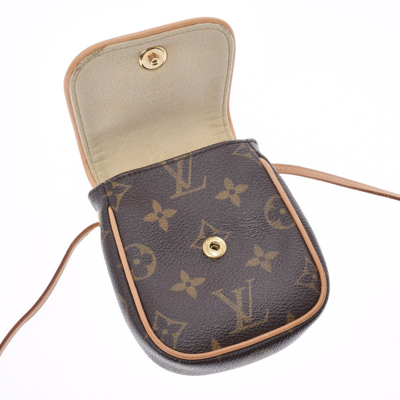 LOUIS VUITTON Louis Vuitton Monogram Pochette Cancoon Pochette Brown M60018 Ladies Monogram Canvas Shoulder Bag AB Rank Used Ginzo