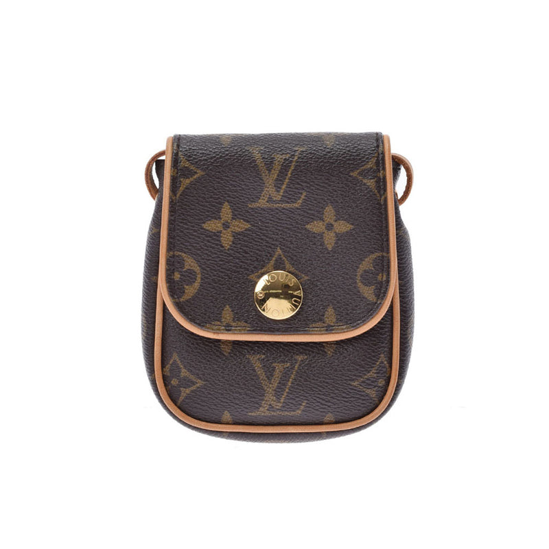 LOUIS VUITTON Louis Vuitton Monogram Pochette Cancoon Pochette Brown M60018 Ladies Monogram Canvas Shoulder Bag AB Rank Used Ginzo