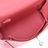 HERMES Hermes Hermes Kelly 25 Interior Sewing 2WAY Bag Rose Ete (Pink) Silver Bracket Y engraved (around 2020) Ladies Voice Wand Bag New Family Ginzo
