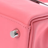 HERMES Hermes Hermes Kelly 25 Interior Sewing 2WAY Bag Rose Ete (Pink) Silver Bracket Y engraved (around 2020) Ladies Voice Wand Bag New Family Ginzo