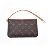 LOUIS VUITTON Louis Vuitton Monogram Never Full PM Brown/Pivowanne M41245 Ladies Monogram Canvas Handbag B Rank Used Ginzo