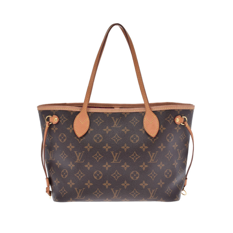 LOUIS VUITTON ルイヴィトン モノグラム ネヴァーフル PM ブラウン/ピヴォワンヌ M41245 レディース モノグラムキャンバス ハンドバッグ Bランク 中古 銀蔵