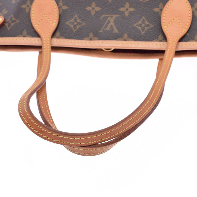 LOUIS VUITTON Louis Vuitton Monogram Never Full PM Brown/Pivowanne M41245 Ladies Monogram Canvas Handbag B Rank Used Ginzo