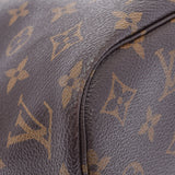 LOUIS VUITTON Louis Vuitton Monogram Never Full PM Brown/Pivowanne M41245 Ladies Monogram Canvas Handbag B Rank Used Ginzo