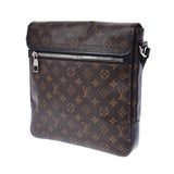 LOUIS VUITTON Louis Vuitton Monogram Makaser Bus MM Brown M56715 Men's Monogram Maca Shoulder Bag AB Rank Used Ginzo