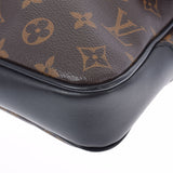 LOUIS VUITTON Louis Vuitton Monogram Makaser Bus MM Brown M56715 Men's Monogram Maca Shoulder Bag AB Rank Used Ginzo