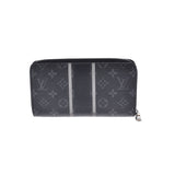 LOUIS VUITTON Louis Vuitton Monogram Eclipse Zippy Organizer Fragment Collaboration Black M64645 Men's Monogram Canvas Long Wallet B Used Ginzo