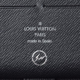 路易威顿路易·维顿（Louis Vuitton）路易·威登（Louis Vuitton）会标日食Zippy组织者碎片合作黑色M64645男士会标帆布长钱包B二手ginzo