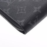 LOUIS VUITTON Louis Vuitton Monogram Eclipse Zippy Organizer Fragment Collaboration Black M64645 Men's Monogram Canvas Long Wallet B Used Ginzo