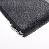 LOUIS VUITTON Louis Vuitton Monogram Eclipse Zippy Organizer Fragment Collaboration Black M64645 Men's Monogram Canvas Long Wallet B Used Ginzo