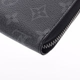 LOUIS VUITTON Louis Vuitton Monogram Eclipse Zippy Organizer Fragment Collaboration Black M64645 Men's Monogram Canvas Long Wallet B Used Ginzo