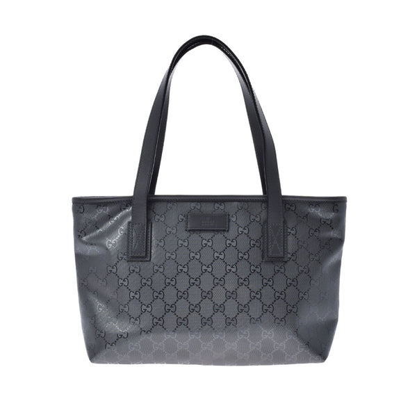 GUCCI Gucci GG GG Impricuity Tote Bag Gray 211138 Ladies PVC Leather Handbag A Rank used Ginzo